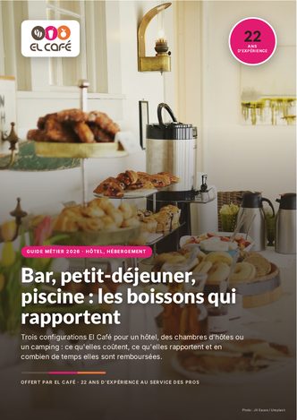Bar, petit-déjeuner, piscine : les boissons qui rapportent