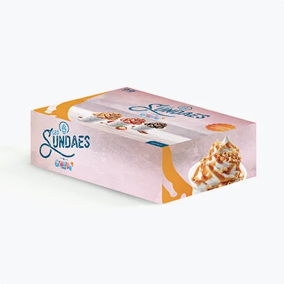 Granita - Carton de Mix Poudre pour Sundae compatible Super G5