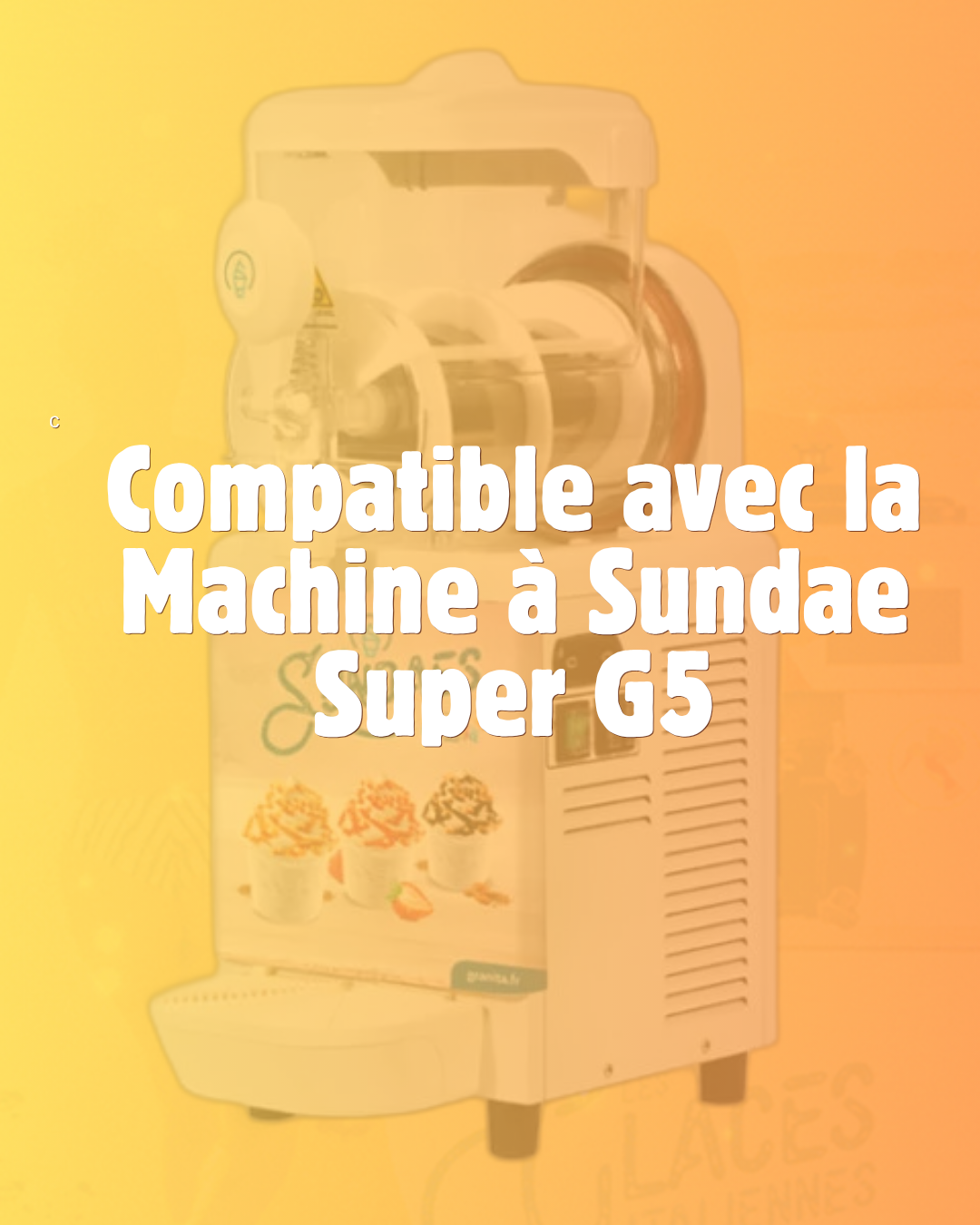 Granita - Carton de Mix Poudre pour Sundae compatible Super G5 – Image 3