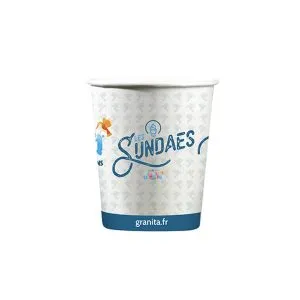 Granita -POTS à glace et Sundae carton à glace 20 cl x 1000