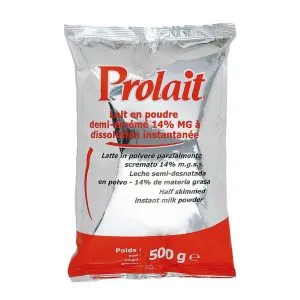 Prolait - Lait demi-écrémé en poudre 500g