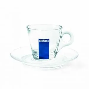 Lavazza - 12 Tasses en verre à espresso 8cl