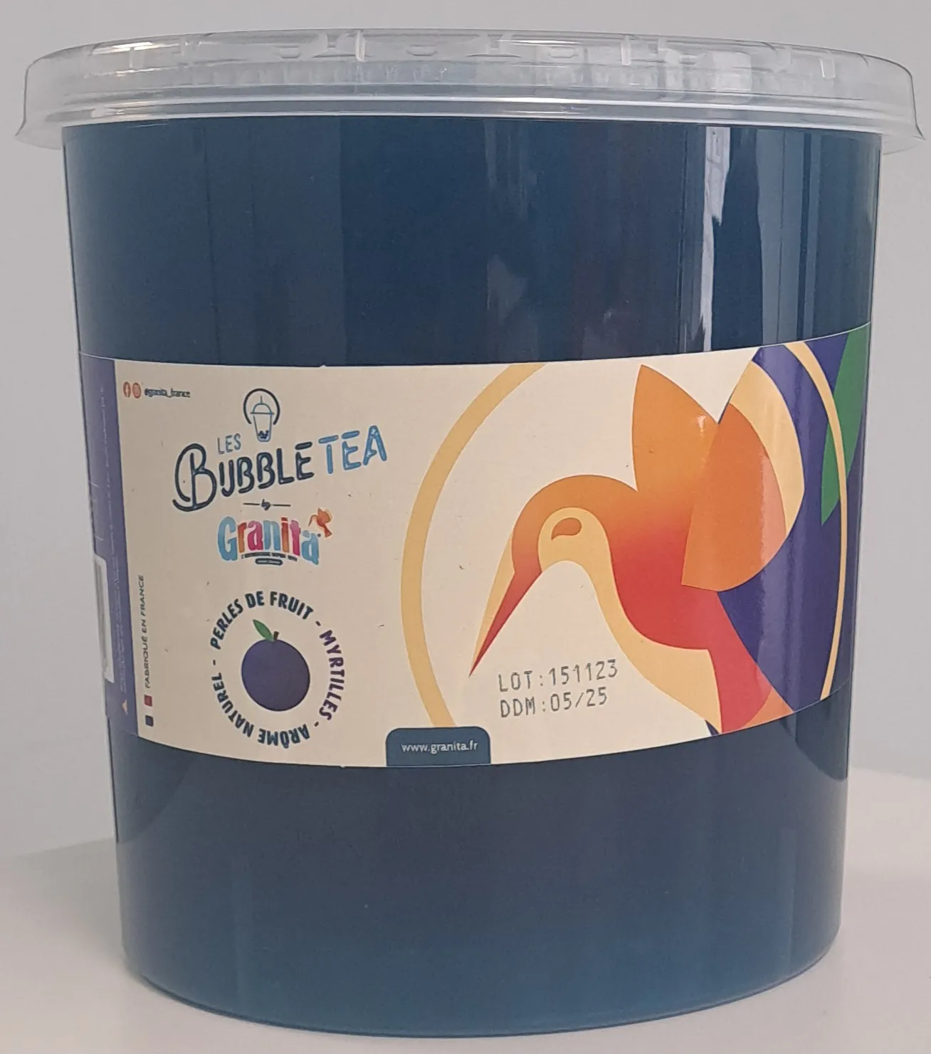 Granita - Billes Bubble Tea Myrtille - 4 x 3.2kg