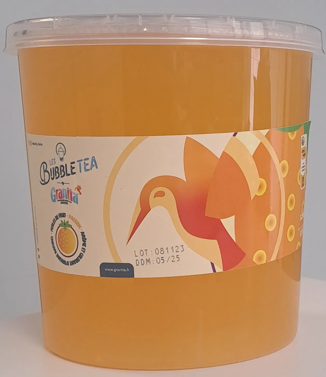 Granita - Billes Bubble Tea Fruit de la Passion - 4 x 3.2kg