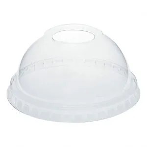 Couvercle dôme PLA perforé transparent x 800