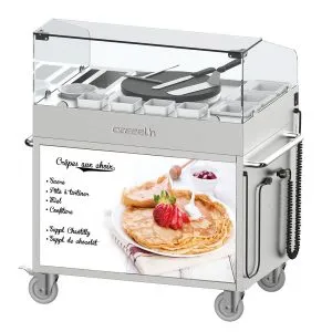 CASSELIN - Chariot à crêpière 40 encastrée