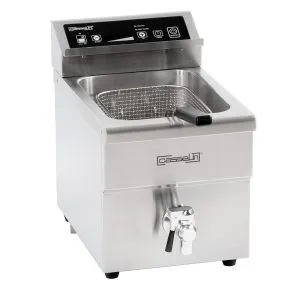 CASSELIN - Friteuse à induction avec vanne de vidange 8 litres
