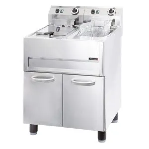 CASSELIN - Friteuse électrique sur pieds 2 x 13 litres