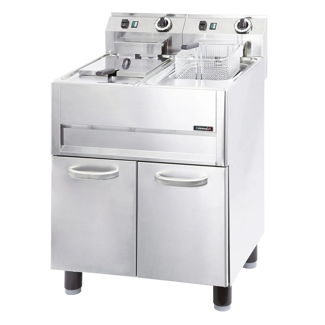 CASSELIN - Friteuse électrique sur pieds 2 x 13 litres