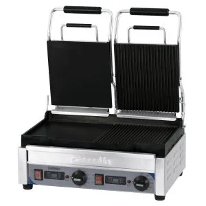 CASSELIN - Grill Panini double Premium Mixte avec minuteur