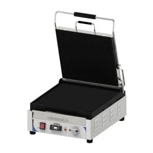 CASSELIN - Grill Panini XL Premium Rainurée - Lisse avec minuteur