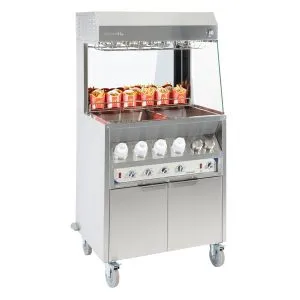 CASSELIN - Poste de salage chauffe sauce 800