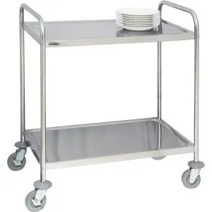 CASSELIN - Chariot en inox 2 plateaux