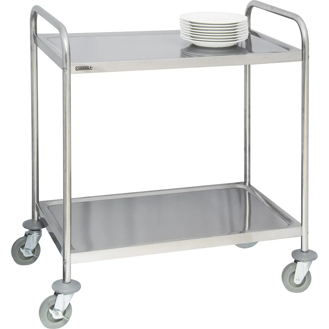 CASSELIN - Chariot en inox 2 plateaux