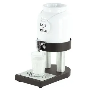 CASSELIN - Distributeur de lait froid en porcelaine 4L