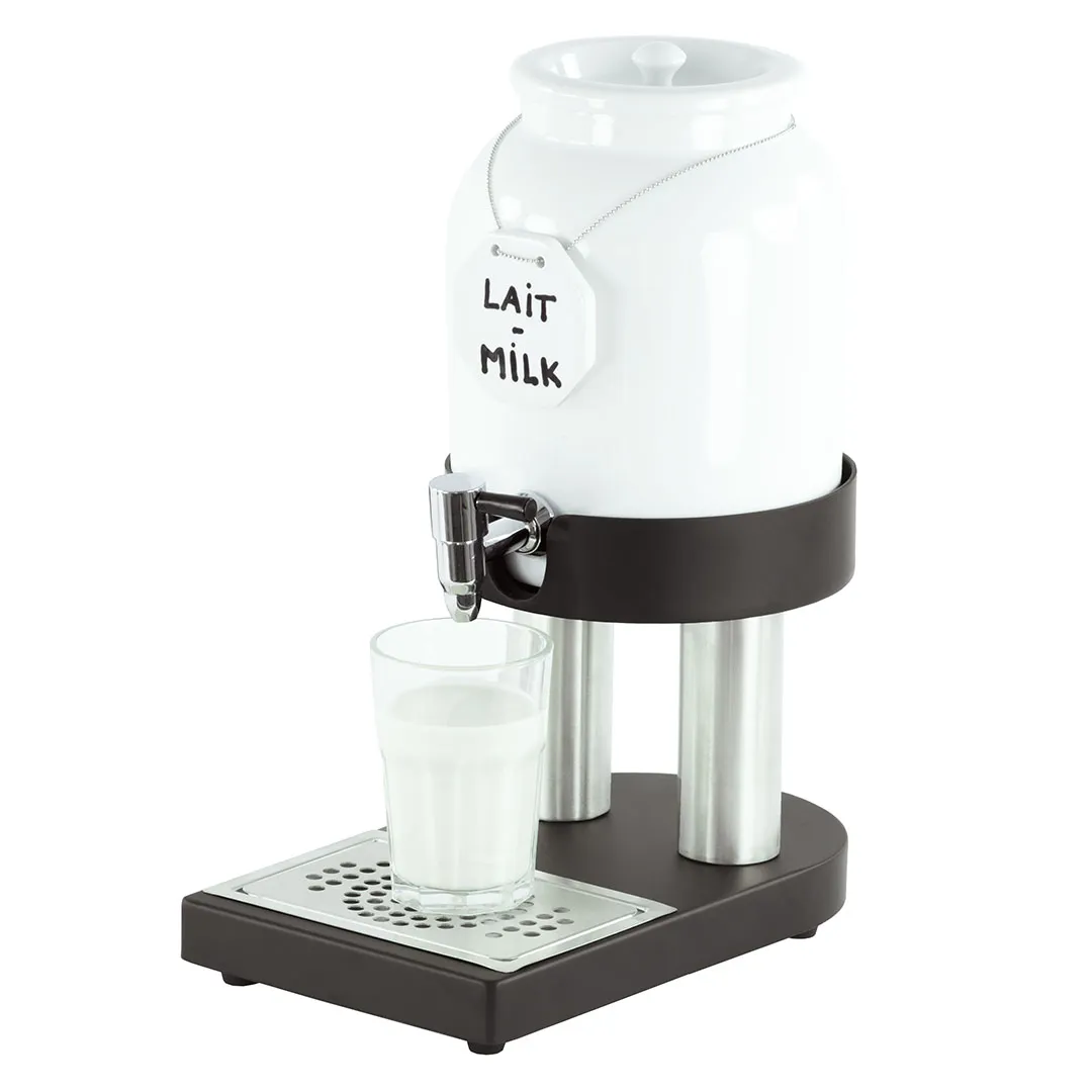 CASSELIN - Distributeur de lait froid en porcelaine 4L
