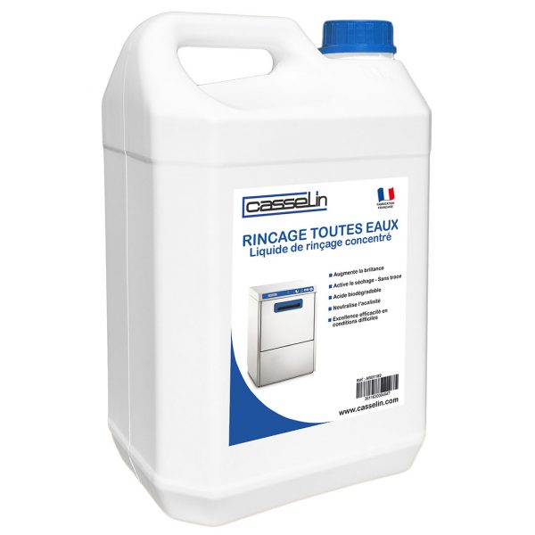 CASSELIN - Liquide de rinçage pour  lave-vaisselle et lave-verres 5L