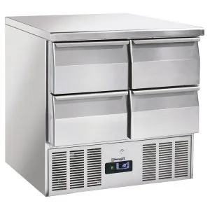 CASSELIN - Saladette 4 tiroirs GN 1/1