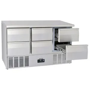 CASSELIN - Saladette 6 tiroirs GN 1/1