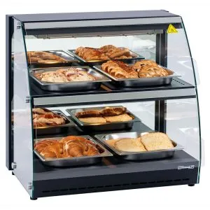CASSELIN - Vitrine chauffante self service 100L