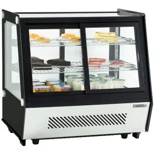 CASSELIN - Vitrine réfrigérée à poser double portes 125L