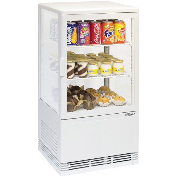 CASSELIN - Mini vitrine réfrigérée positive 58L Blanche
