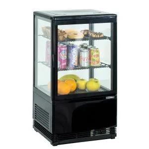 CASSELIN - Mini vitrine réfrigérée positive 58L Noire