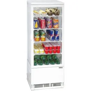 CASSELIN - Vitrine réfrigérée positive 98L Blanche