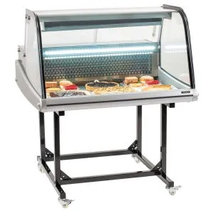 CASSELIN - Vitrine réfrigérée de marché 175L sur chariot