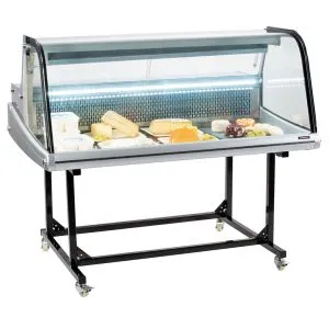 CASSELIN - Vitrine réfrigérée de marché 256L sur chariot