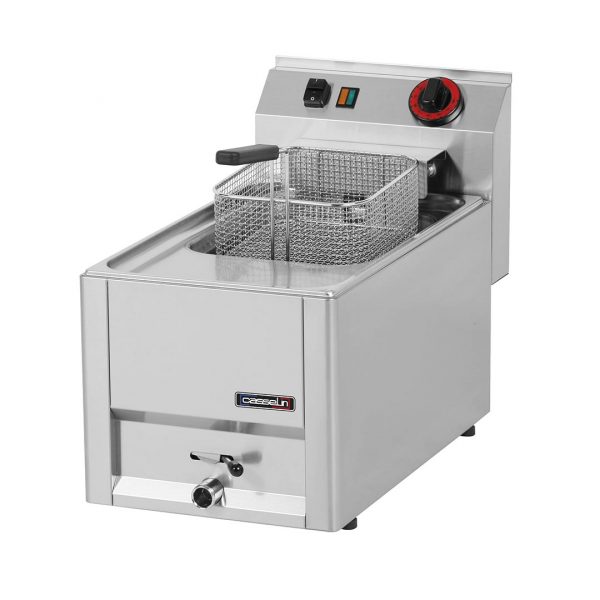 CASSELIN - Friteuse électrique à poser avec vanne de vidange 8 litres T 33