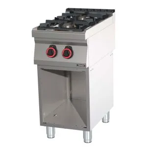 CASSELIN - Fourneau gaz 2 feux avec soubassement HP 40