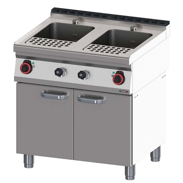 CASSELIN - Cuiseur à pâtes avec soubassement 2x23 litres 80