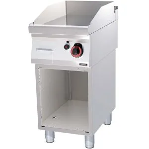 CASSELIN - Plaque à snacker Chrome Lisse avec soubassement Gaz 40
