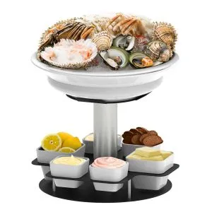 CASSELIN - Présentoir à fruits de mer rotatif 2 Fuly