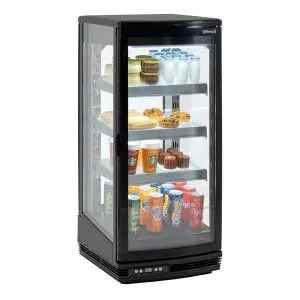 CASSELIN - Mini vitrine réfrigérée 93 L Noire