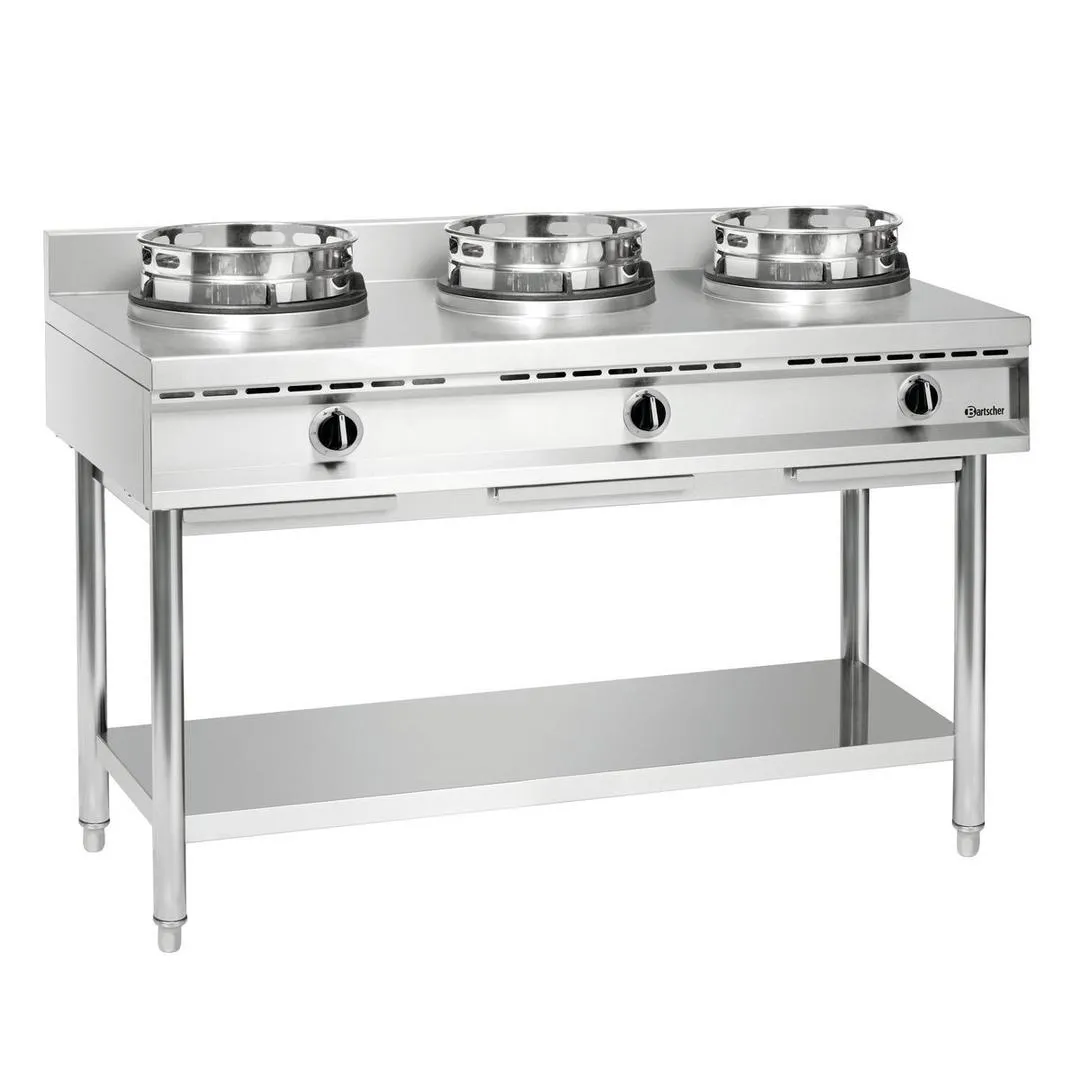 Wok, 3 brûleurs