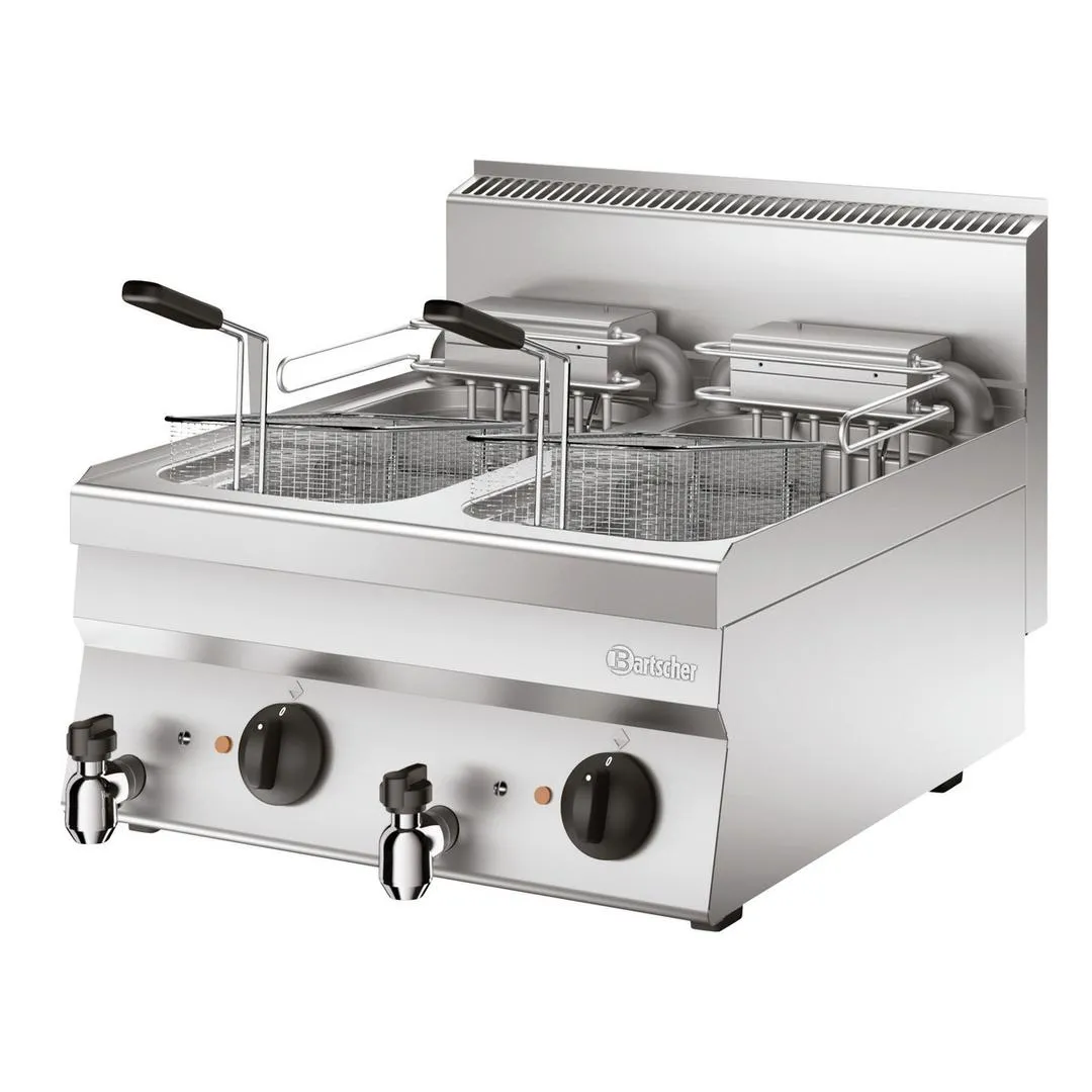 Friteuse 650, L600, 2x10L