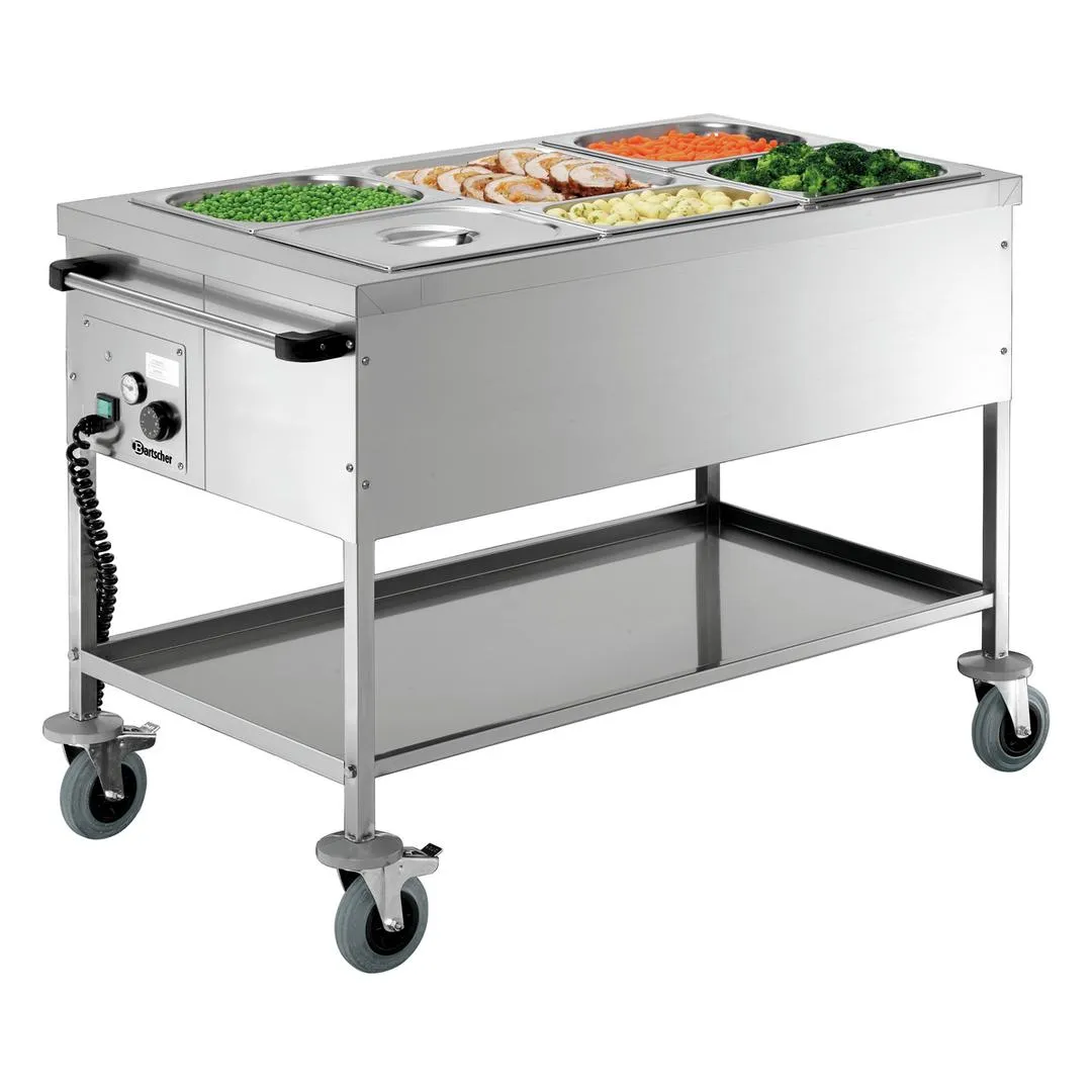 Chariot bain-marie, 3x1/1GN, tr.