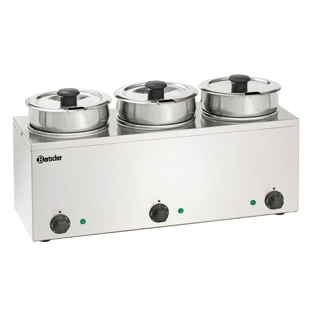 Bain Marie Hotpot, 3x pot, 3,5 L