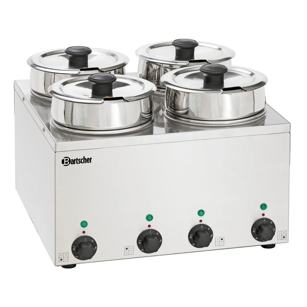 Bain Marie Hotpot, 4x pot, 3,5 L