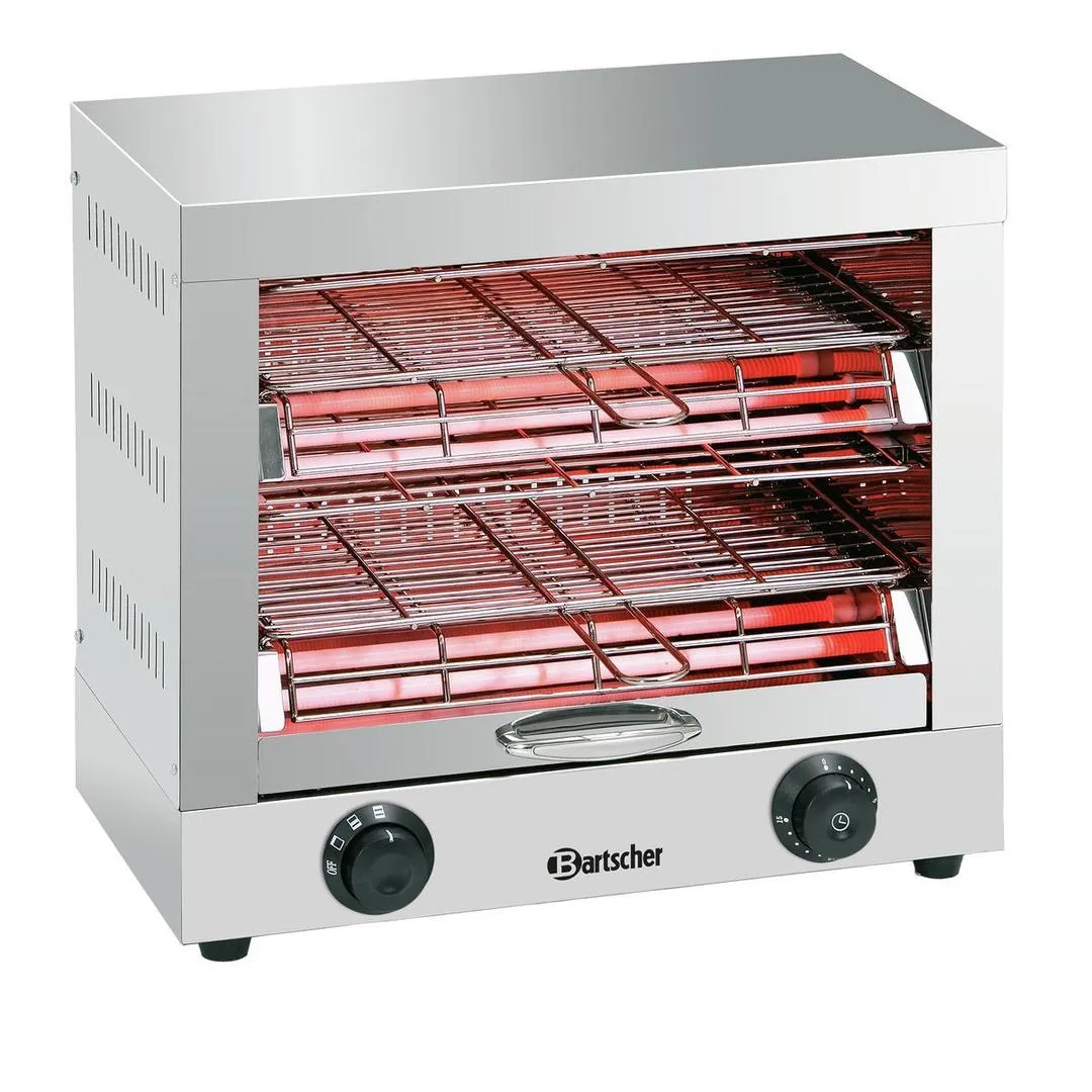 Appareil toaster/gratiner, double
